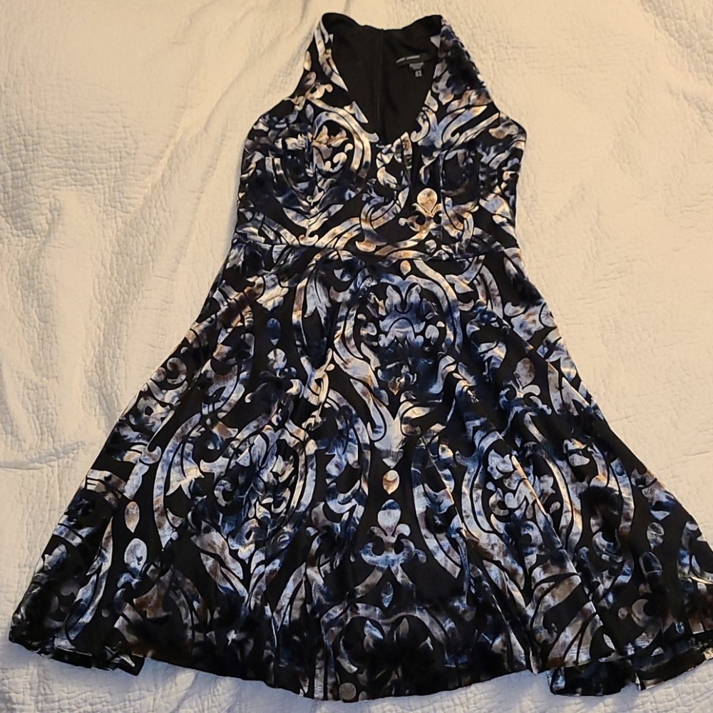 Maggy London Velvet Design Dress